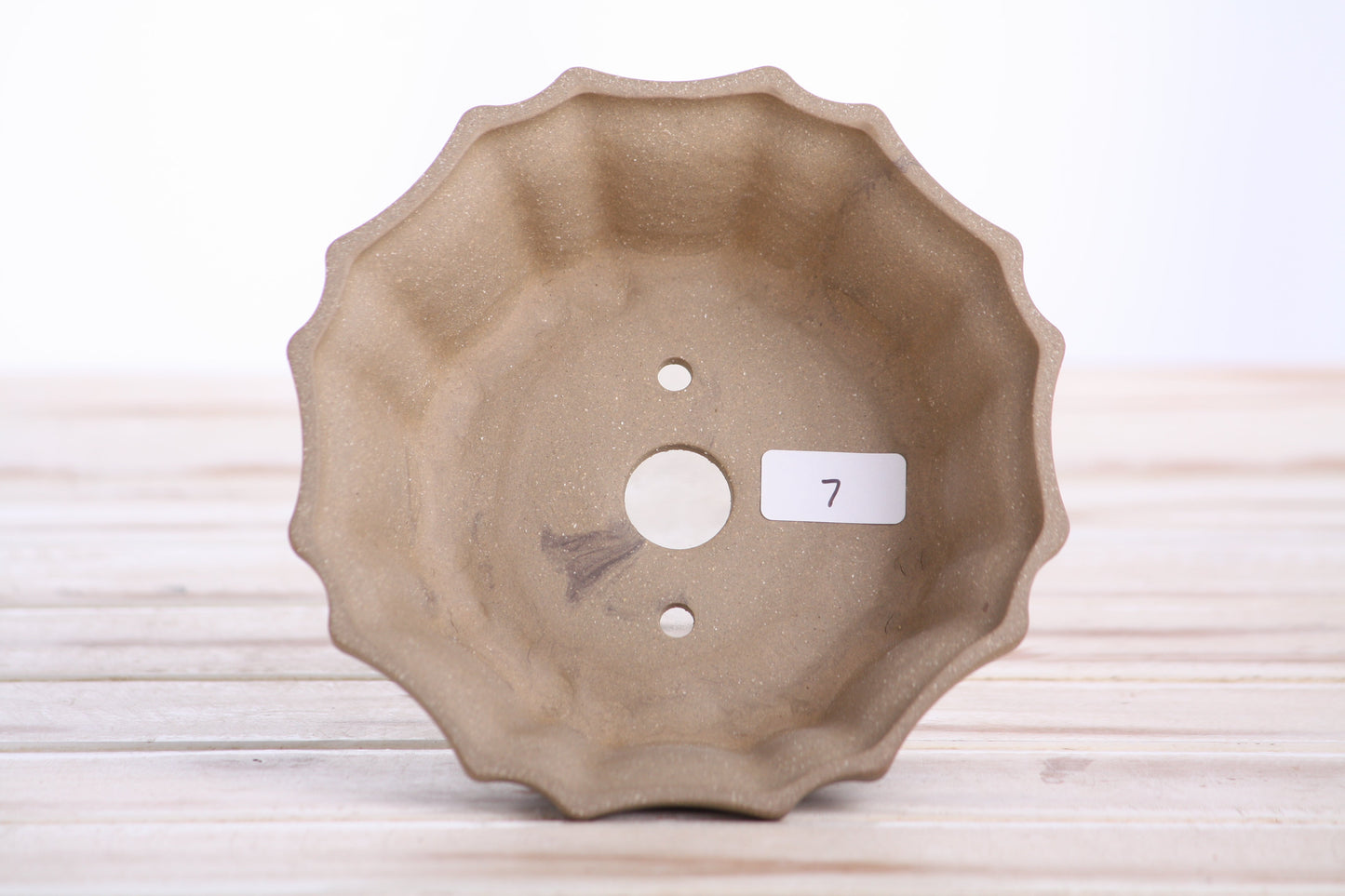 Willow Bonsai Ceramics Flower Design Bonsai Pot 5 Inch – Elegant Ceramic Bonsai & Succulent Planter, High‑Fired Frost‑Proof Stoneware with Drainage & Wiring Holes, Handmade in USA (Limited Edition 7)