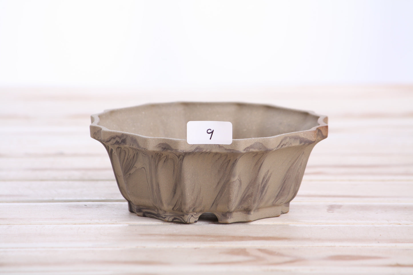 Willow Bonsai Ceramics Flower Design Bonsai Pot 5 Inch – Elegant Ceramic Bonsai & Succulent Planter, High‑Fired Frost‑Proof Stoneware with Drainage & Wiring Holes, Handmade in USA (Limited Edition 9)