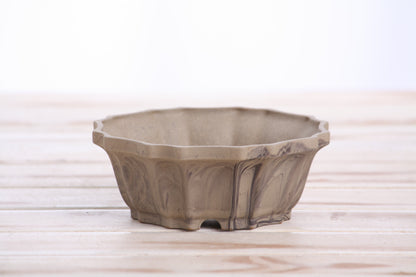 Willow Bonsai Ceramics Flower Design Bonsai Pot 5 Inch – Elegant Ceramic Bonsai & Succulent Planter, High‑Fired Frost‑Proof Stoneware with Drainage & Wiring Holes, Handmade in USA (Limited Edition 9)