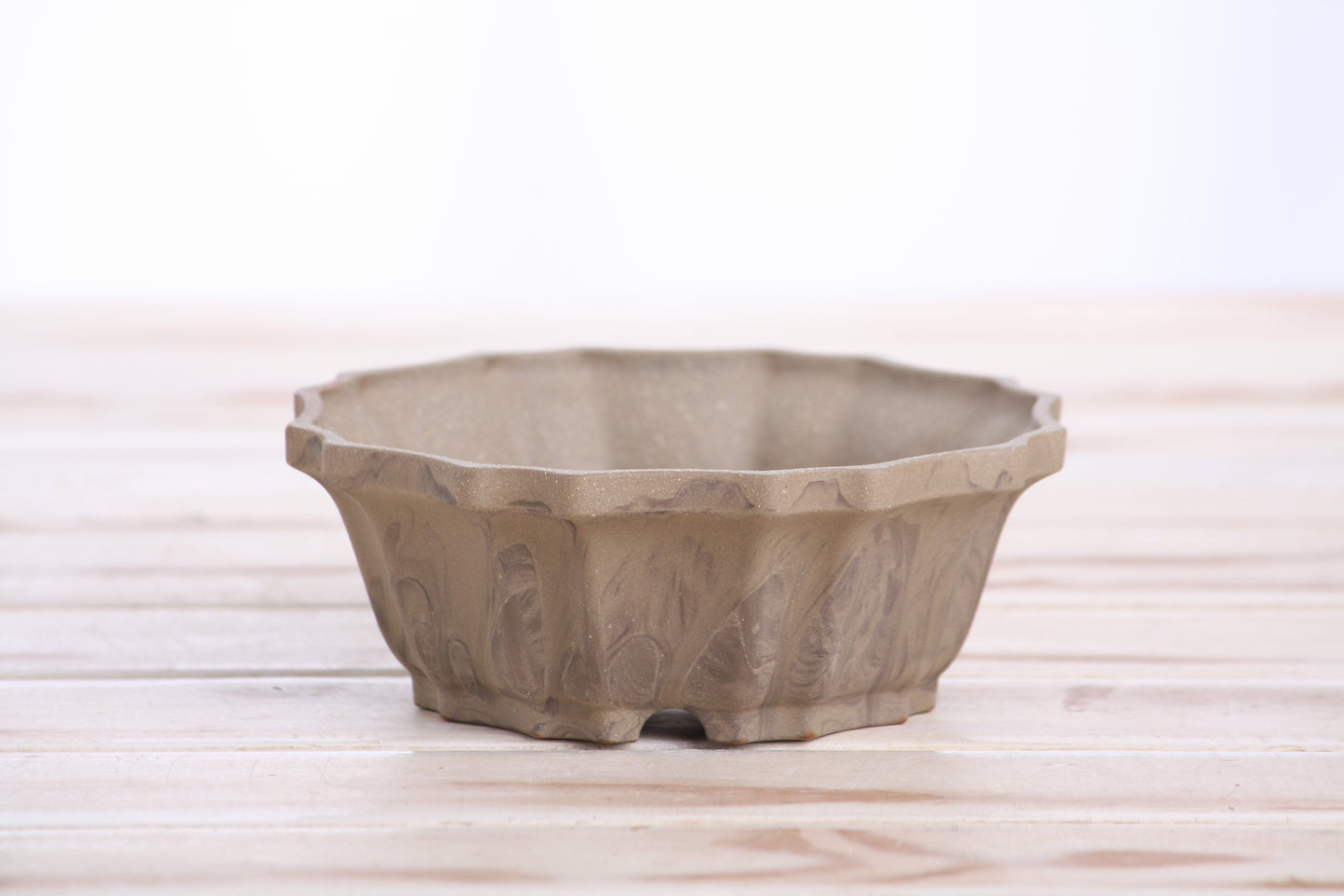 Willow Bonsai Ceramics Flower Design Bonsai Pot 5 Inch – Elegant Ceramic Bonsai & Succulent Planter, High‑Fired Frost‑Proof Stoneware with Drainage & Wiring Holes, Handmade in USA (Limited Edition 9)