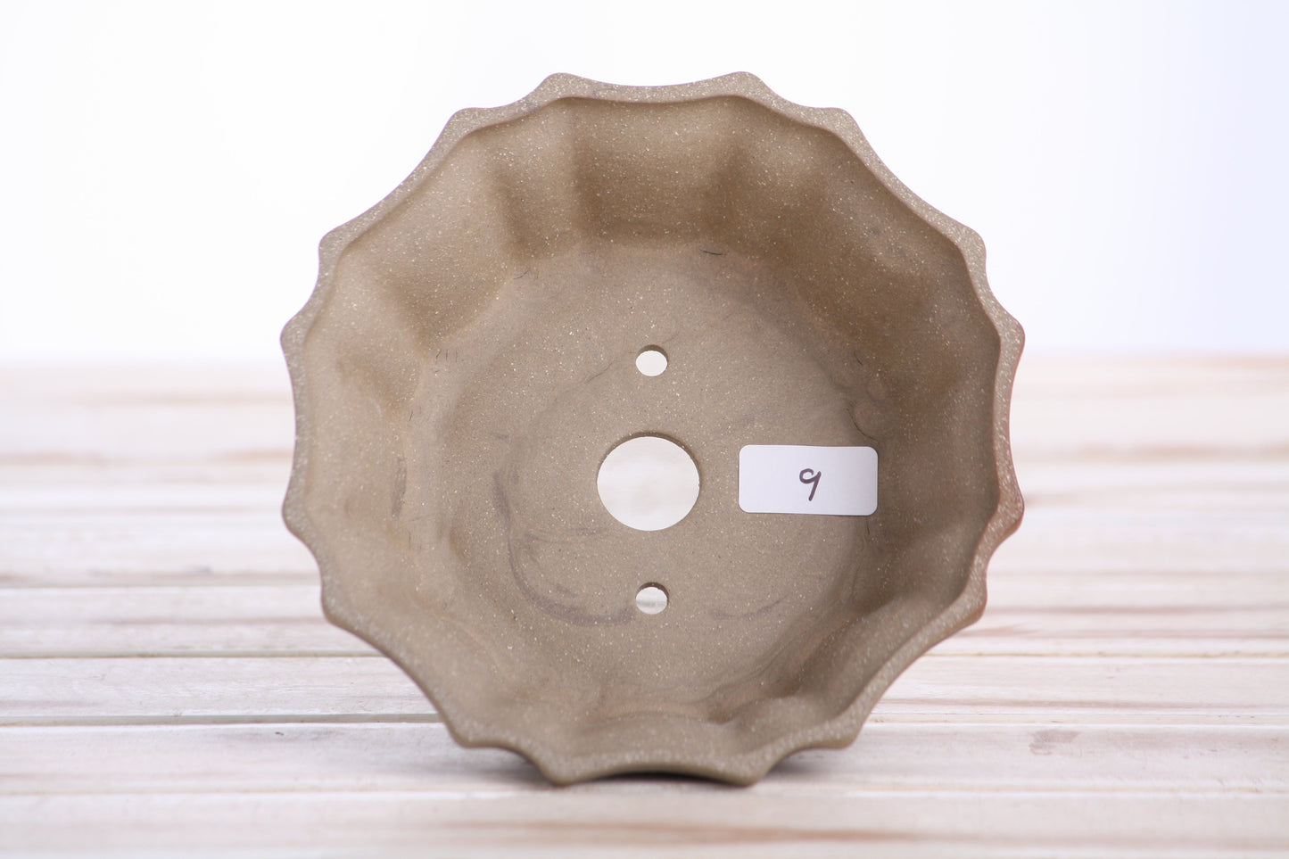 Willow Bonsai Ceramics Flower Design Bonsai Pot 5 Inch – Elegant Ceramic Bonsai & Succulent Planter, High‑Fired Frost‑Proof Stoneware with Drainage & Wiring Holes, Handmade in USA (Limited Edition 9)