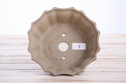 Willow Bonsai Ceramics Flower Design Bonsai Pot 5 Inch – Elegant Ceramic Bonsai & Succulent Planter, High‑Fired Frost‑Proof Stoneware with Drainage & Wiring Holes, Handmade in USA (Limited Edition 9)