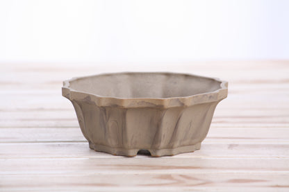 Willow Bonsai Ceramics Flower Design Bonsai Pot 5 Inch – Elegant Ceramic Bonsai & Succulent Planter, High‑Fired Frost‑Proof Stoneware with Drainage & Wiring Holes, Handmade in USA (Limited Edition 10)