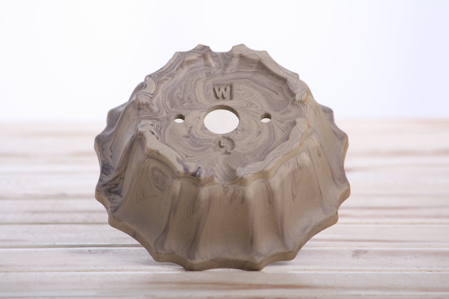 Willow Bonsai Ceramics Flower Design Bonsai Pot 5 Inch – Elegant Ceramic Bonsai & Succulent Planter, High‑Fired Frost‑Proof Stoneware with Drainage & Wiring Holes, Handmade in USA (Limited Edition 10)