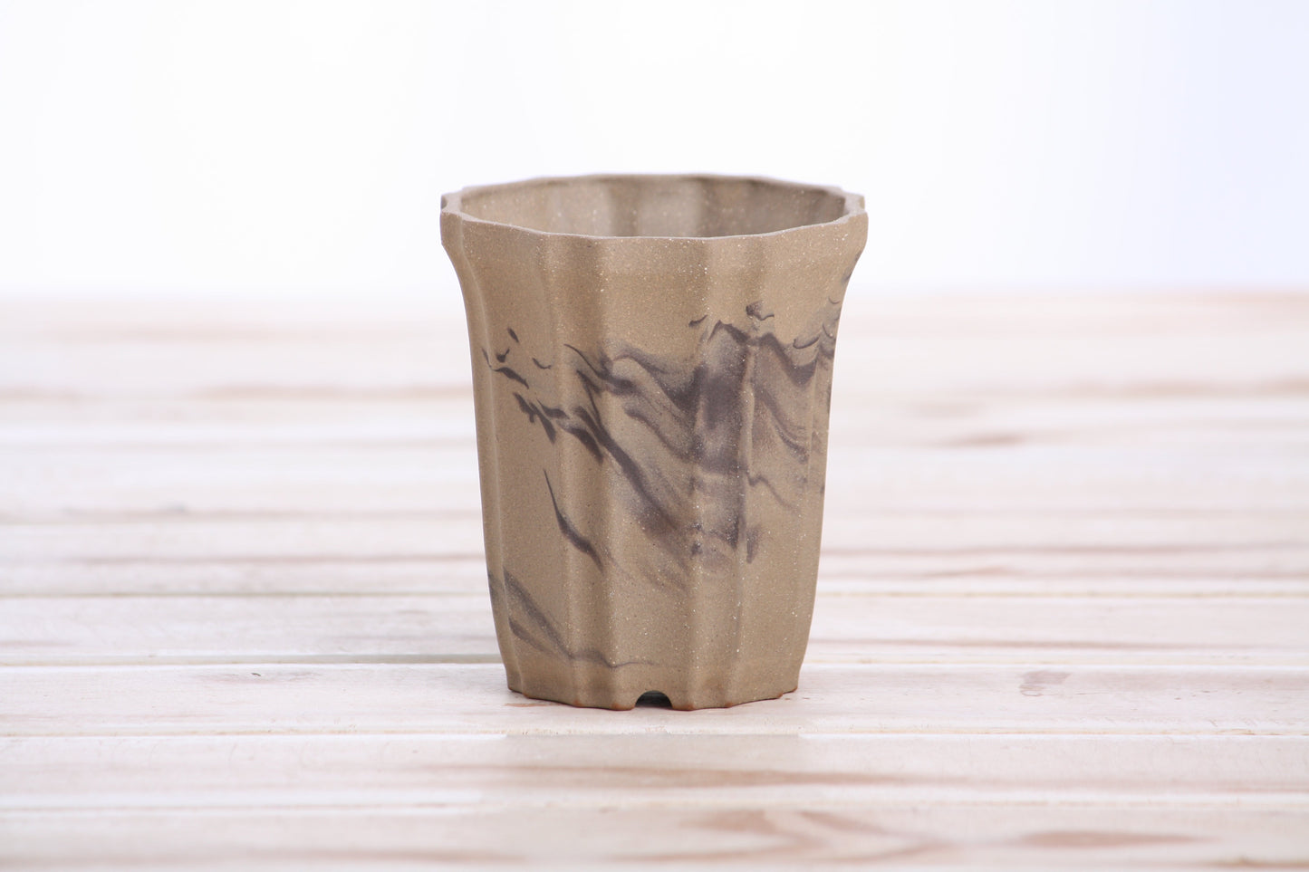 Willow Bonsai Ceramics Flower Design Cascade Bonsai Pot 3 Inch – Elegant Tall Ceramic Bonsai & Succulent Planter, High‑Fired Frost‑Proof Stoneware with Drainage & Wiring Holes, Handmade in USA (Limited Edition 11)