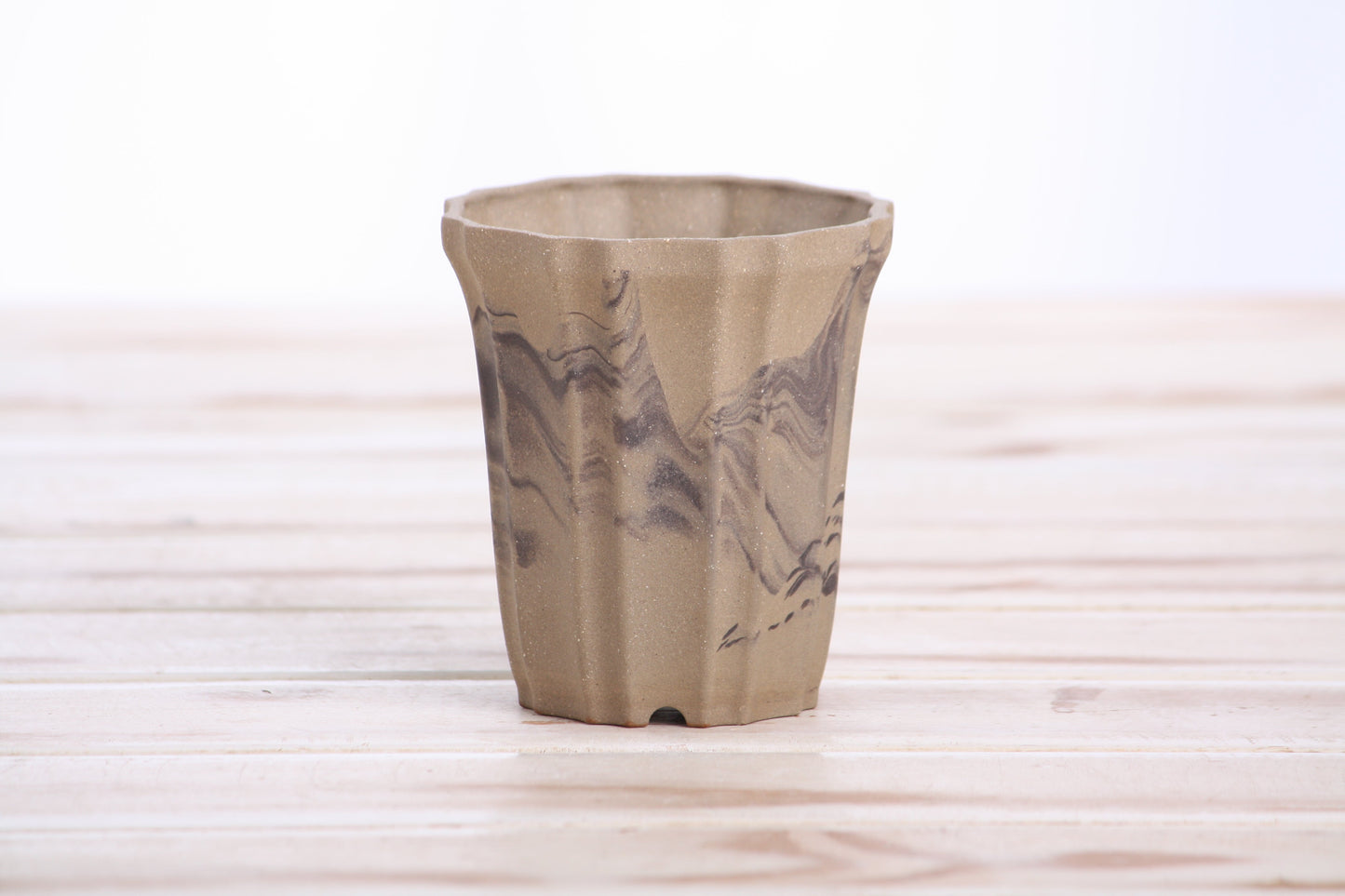 Willow Bonsai Ceramics Flower Design Cascade Bonsai Pot 3 Inch – Elegant Tall Ceramic Bonsai & Succulent Planter, High‑Fired Frost‑Proof Stoneware with Drainage & Wiring Holes, Handmade in USA (Limited Edition 11)