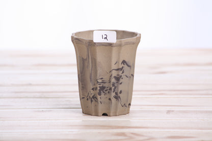 Willow Bonsai Ceramics Flower Design Cascade Bonsai Pot 3 Inch – Elegant Tall Ceramic Bonsai & Succulent Planter, High‑Fired Frost‑Proof Stoneware with Drainage & Wiring Holes, Handmade in USA (Limited Edition 12)