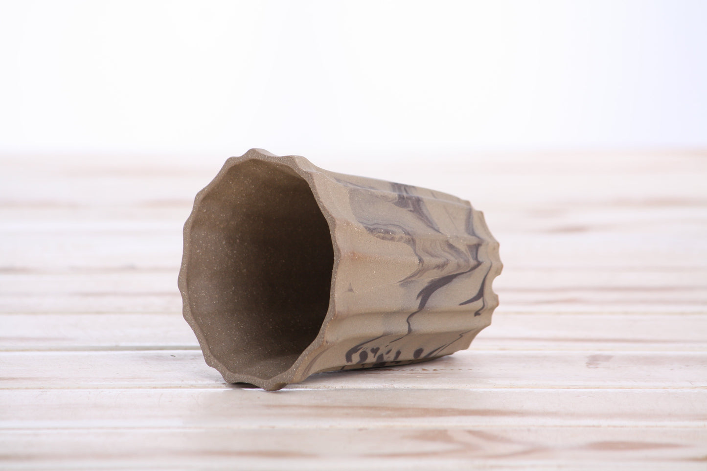 Willow Bonsai Ceramics Flower Design Cascade Bonsai Pot 3 Inch – Elegant Tall Ceramic Bonsai & Succulent Planter, High‑Fired Frost‑Proof Stoneware with Drainage & Wiring Holes, Handmade in USA (Limited Edition 12)