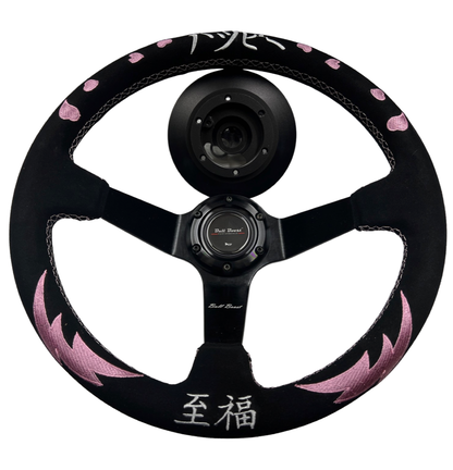 Bliss Heart Steering Wheel Short Hub Adapter Kit For 91-98 BMW E36 M3 Z3 E39 E36H 840i 850i