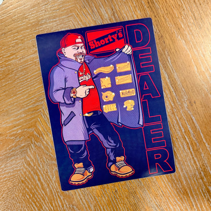 Shorty’s Dealer VINTAGE NOS Sticker 6”