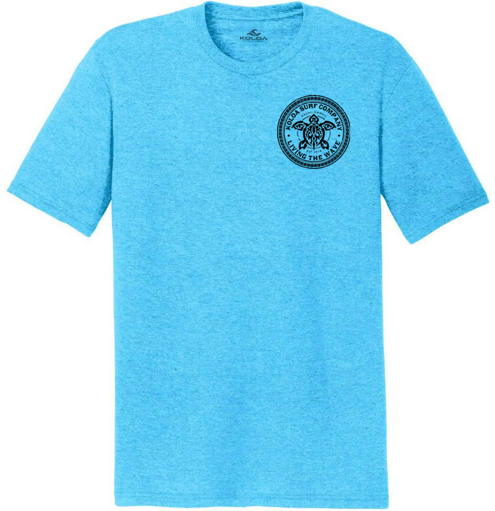 Koloa Tribal Turtle Comfort Tri-Blend T-Shirt