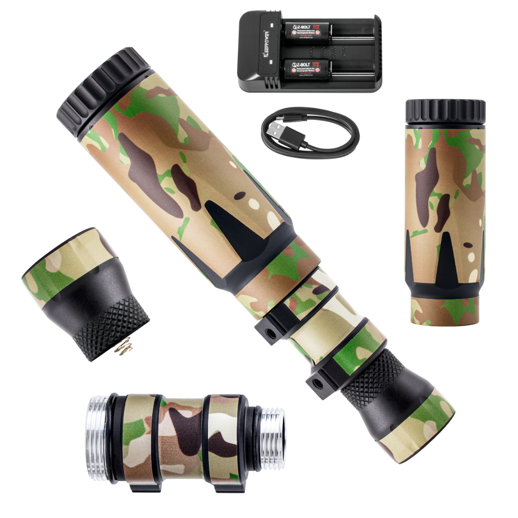 LED IR Illuminators - Rifle Mounted + Nylon Wraps (IP65)
