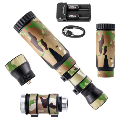 LED IR Illuminators - Rifle Mounted + Nylon Wraps (IP65)