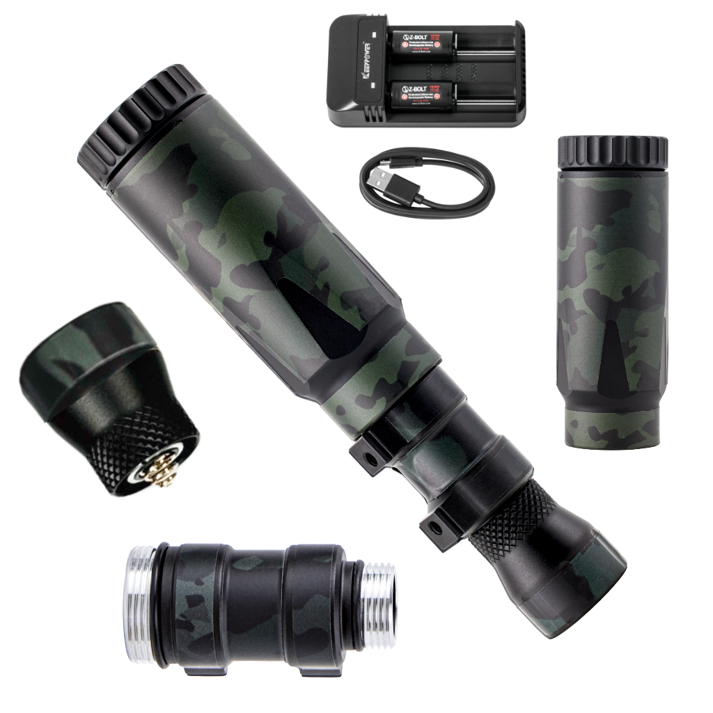 LED IR Illuminators - Rifle Mounted + Nylon Wraps (IP65)