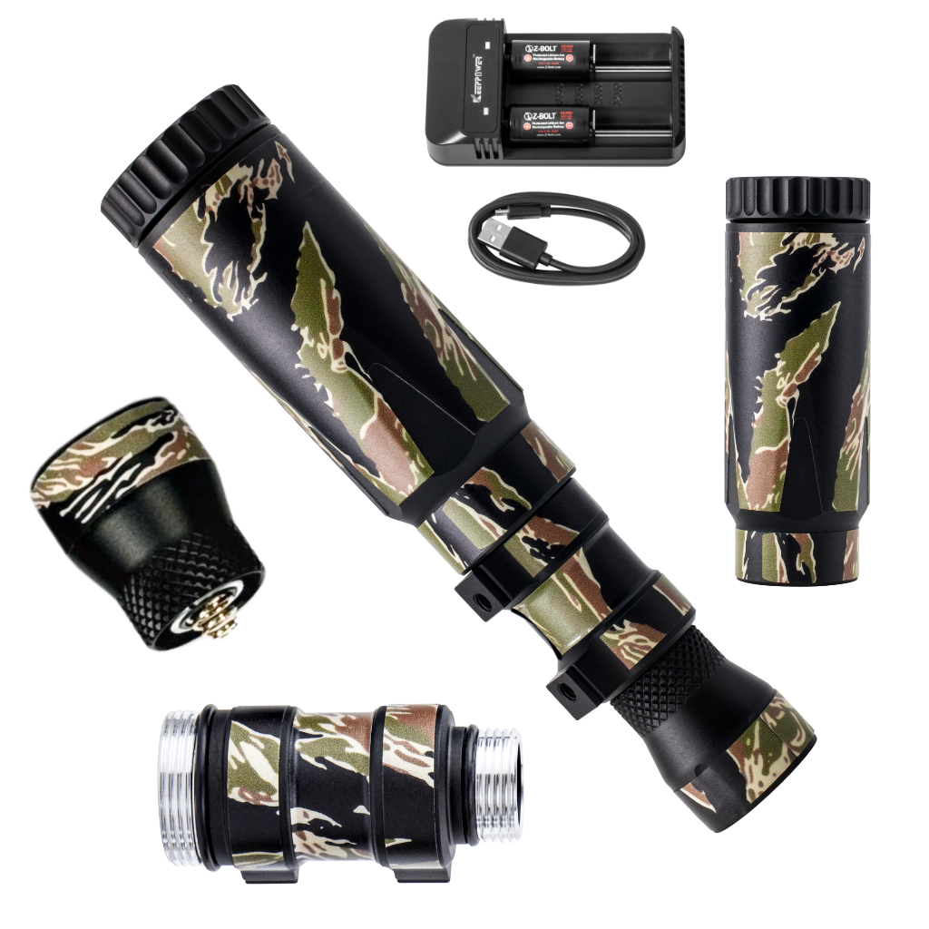 LED IR Illuminators - Rifle Mounted + Nylon Wraps (IP65)