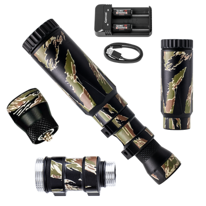LED IR Illuminators - Rifle Mounted + Nylon Wraps (IP65)