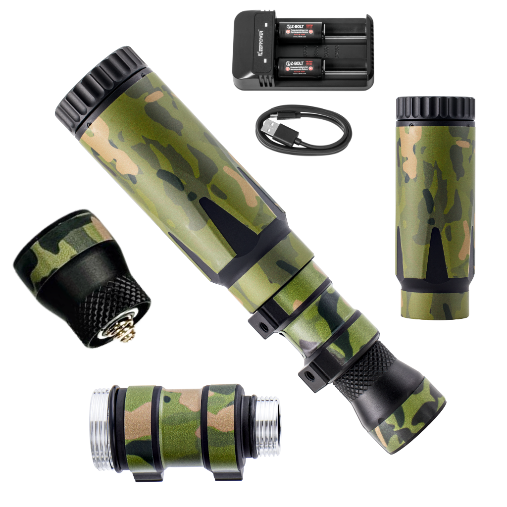 LED IR Illuminators - Rifle Mounted + Nylon Wraps (IP65)