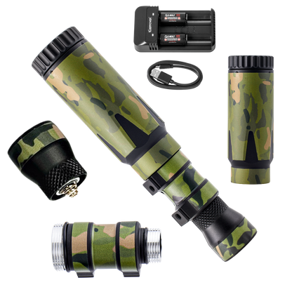 LED IR Illuminators - Rifle Mounted + Nylon Wraps (IP65)
