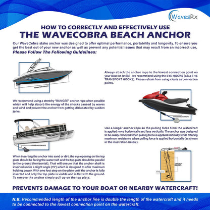 WAVECOBRA 18" ANCHOR