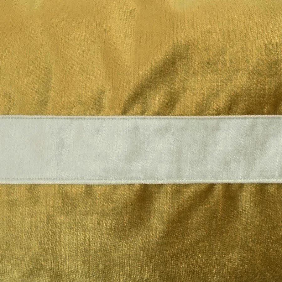 Iridescence Band Lumbar Citron Yellow Throw Pillow