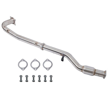 Subaru 6MT High Flow Cat Resonated Pipe Intake Tube Exhaust For 15-21 WRX