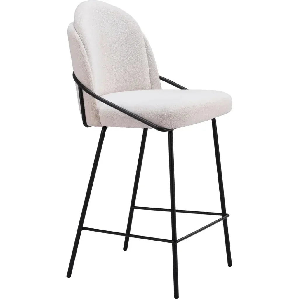 Jambi Counter Stool (Set of 2) Ivory