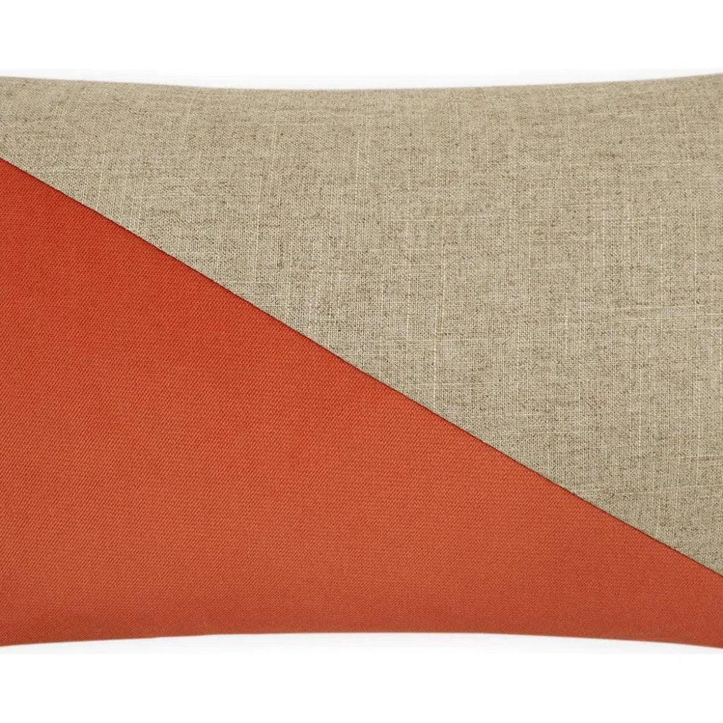 Jefferson Lumbar Mango Red Throw Pillow Insert