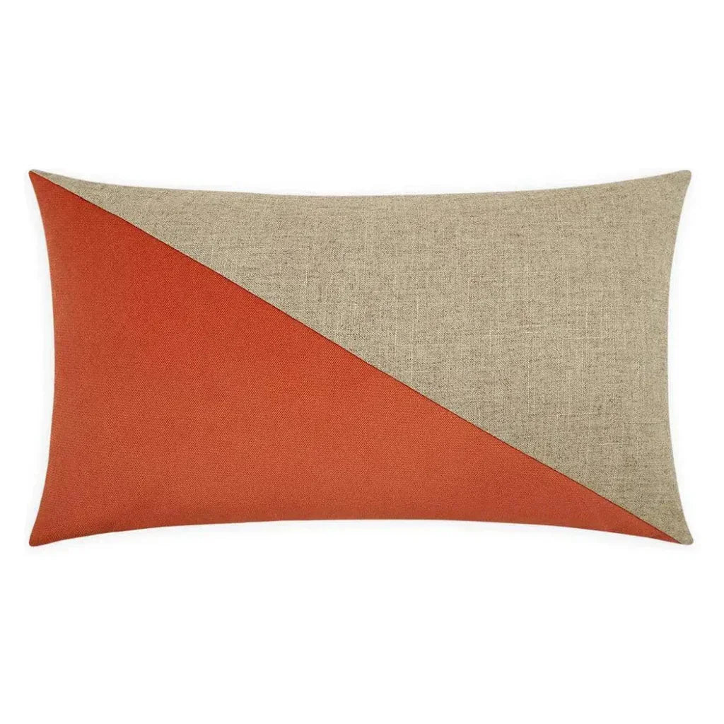 Jefferson Lumbar Mango Red Throw Pillow Insert