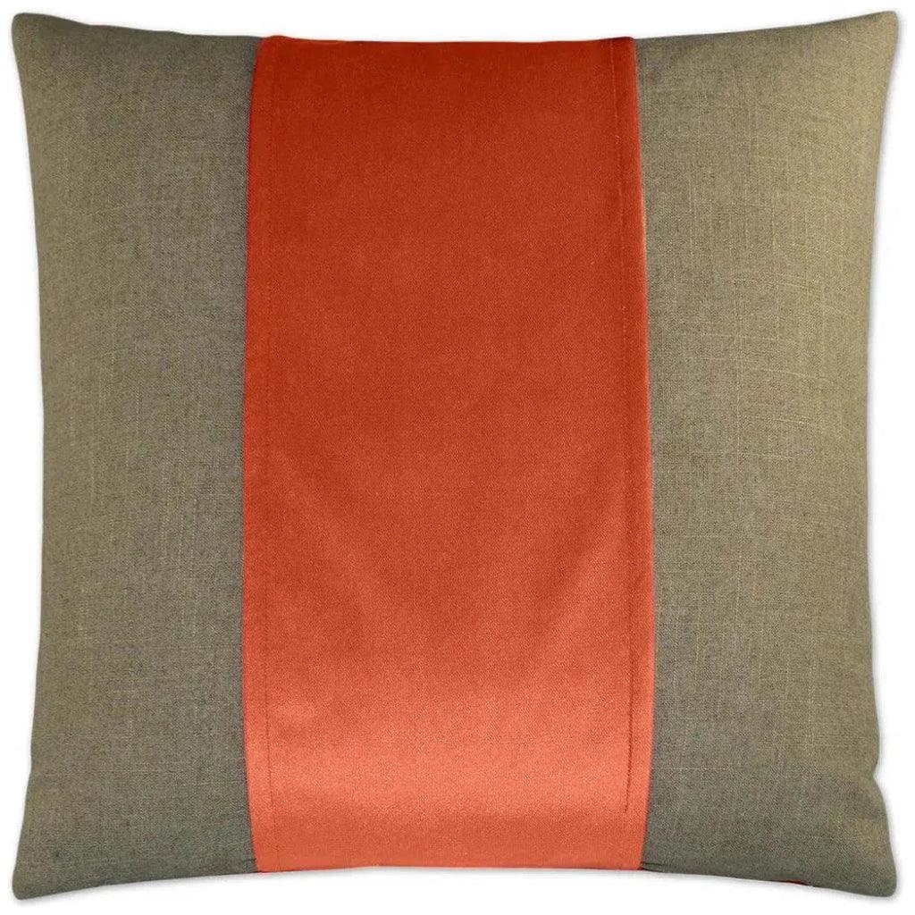 Jefferson Mango Band Salmon Large Throw Pillow Insert