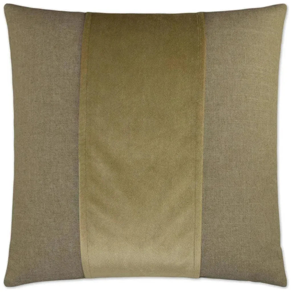 Jefferson Tiger's Eye Band Tan Large Throw Pillow