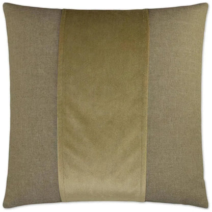 Jefferson Tiger's Eye Band Tan Large Throw Pillow