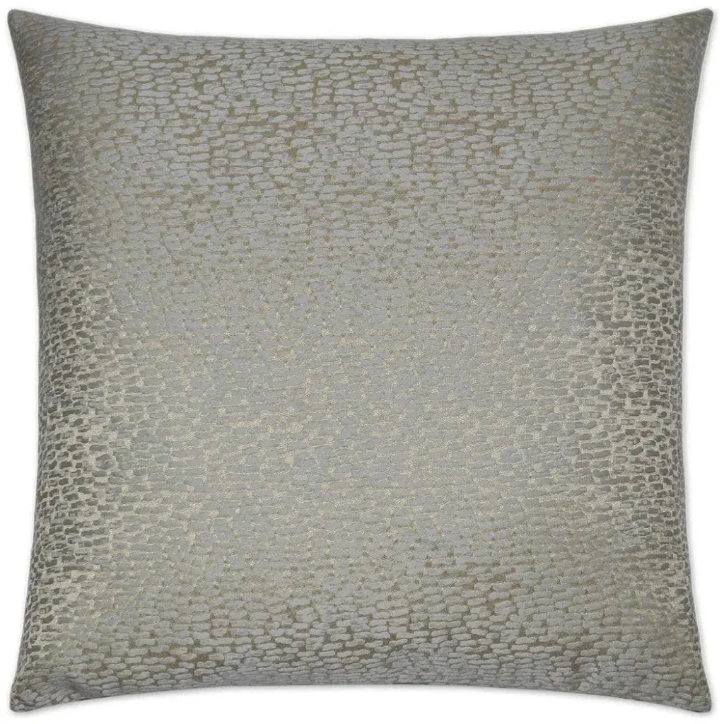 Joy Mist Grey Throw Pillow With Insert