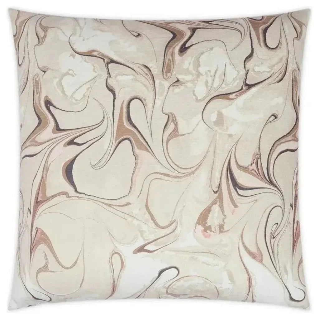 Juno Petal Abstract Blush Large Throw Pillow Insert