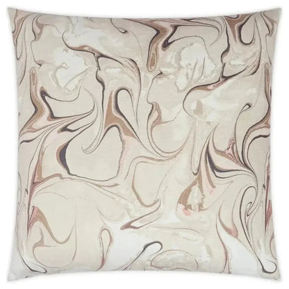 Juno Petal Abstract Blush Large Throw Pillow Insert