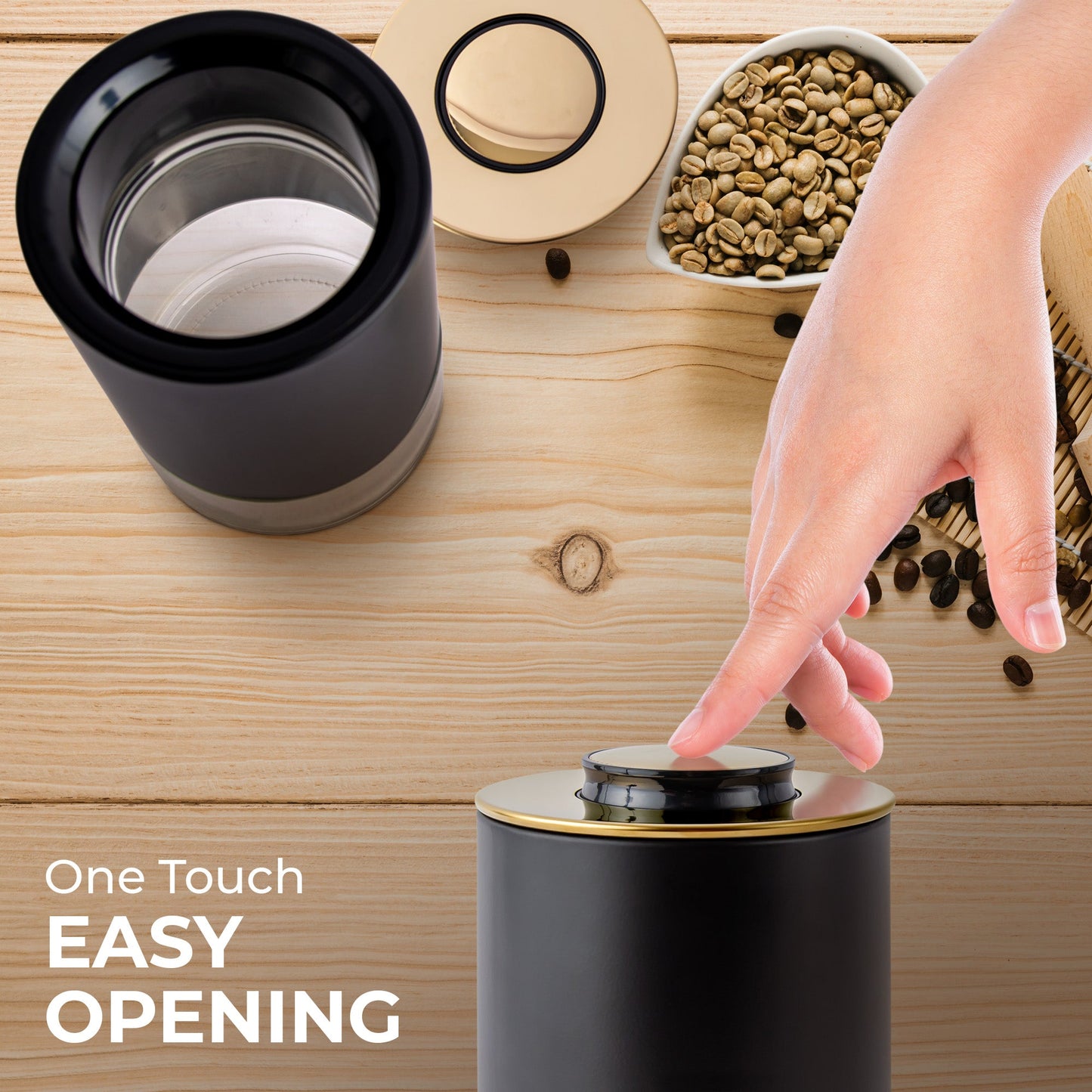 8oz Round Glass Storage Container, KF3030G
