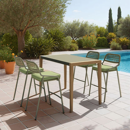 Kata Terrazzo Top Rectangular Counter Table