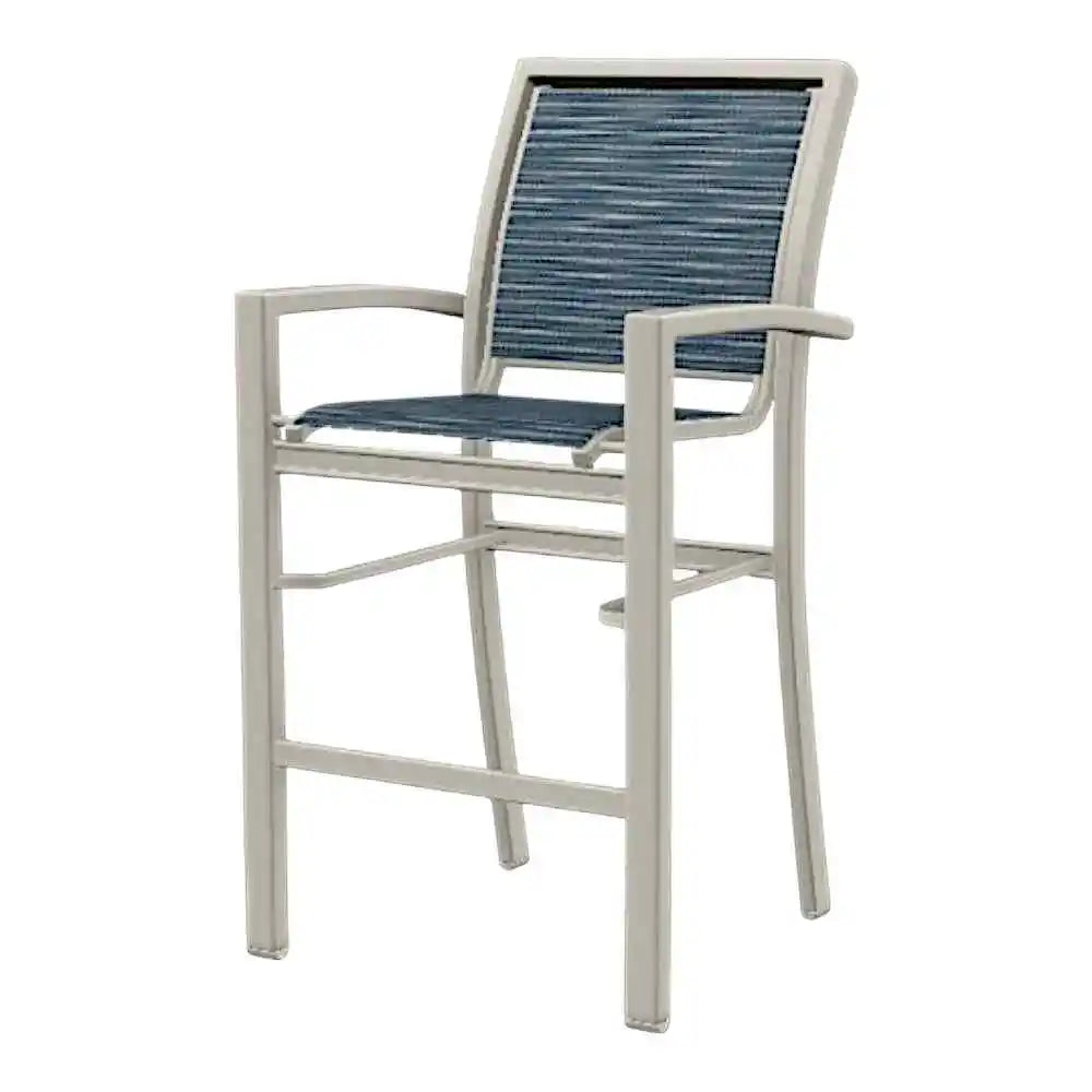 Kendall Sling Bar Height Stacking Arm Chair