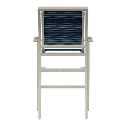 Kendall Sling Bar Height Stacking Arm Chair