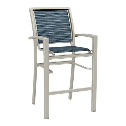 Kendall Sling Bar Height Stacking Arm Chair