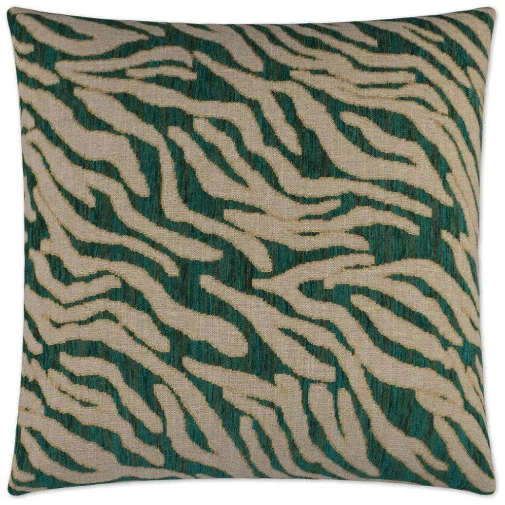 Kenya Emerald Green Throw Pillow With Insert