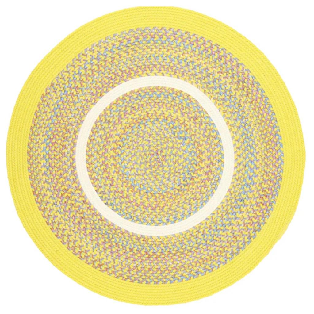 Kids' Isle Braided Round Reversible Area Rugs