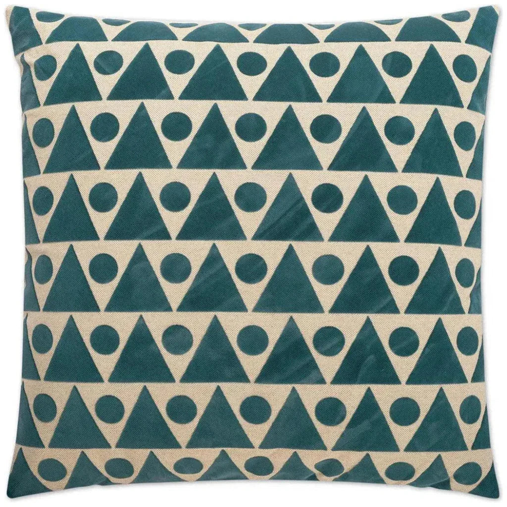 Kilo Turquoise Throw Pillow With Insert