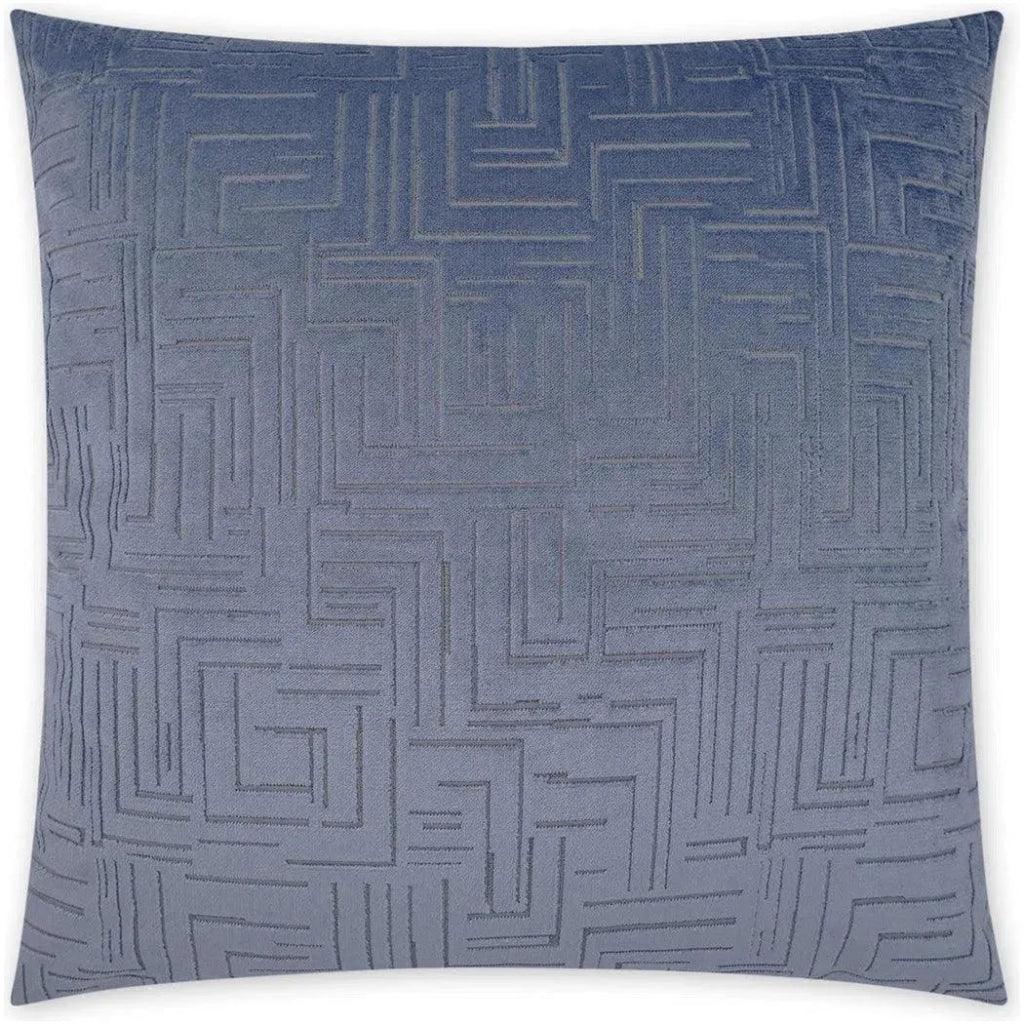 Klint Blue Throw Pillow With Insert
