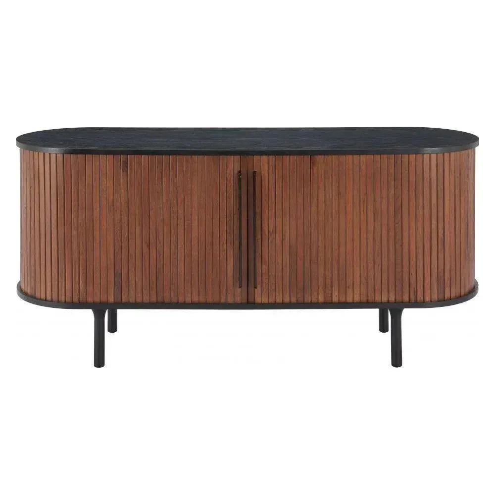 Koriana Wood Black and Walnut Sideboard