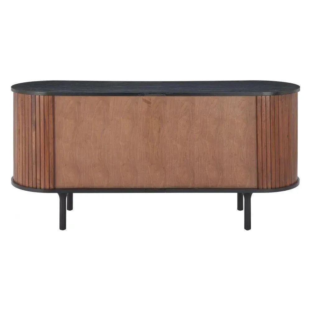 Koriana Wood Black and Walnut Sideboard