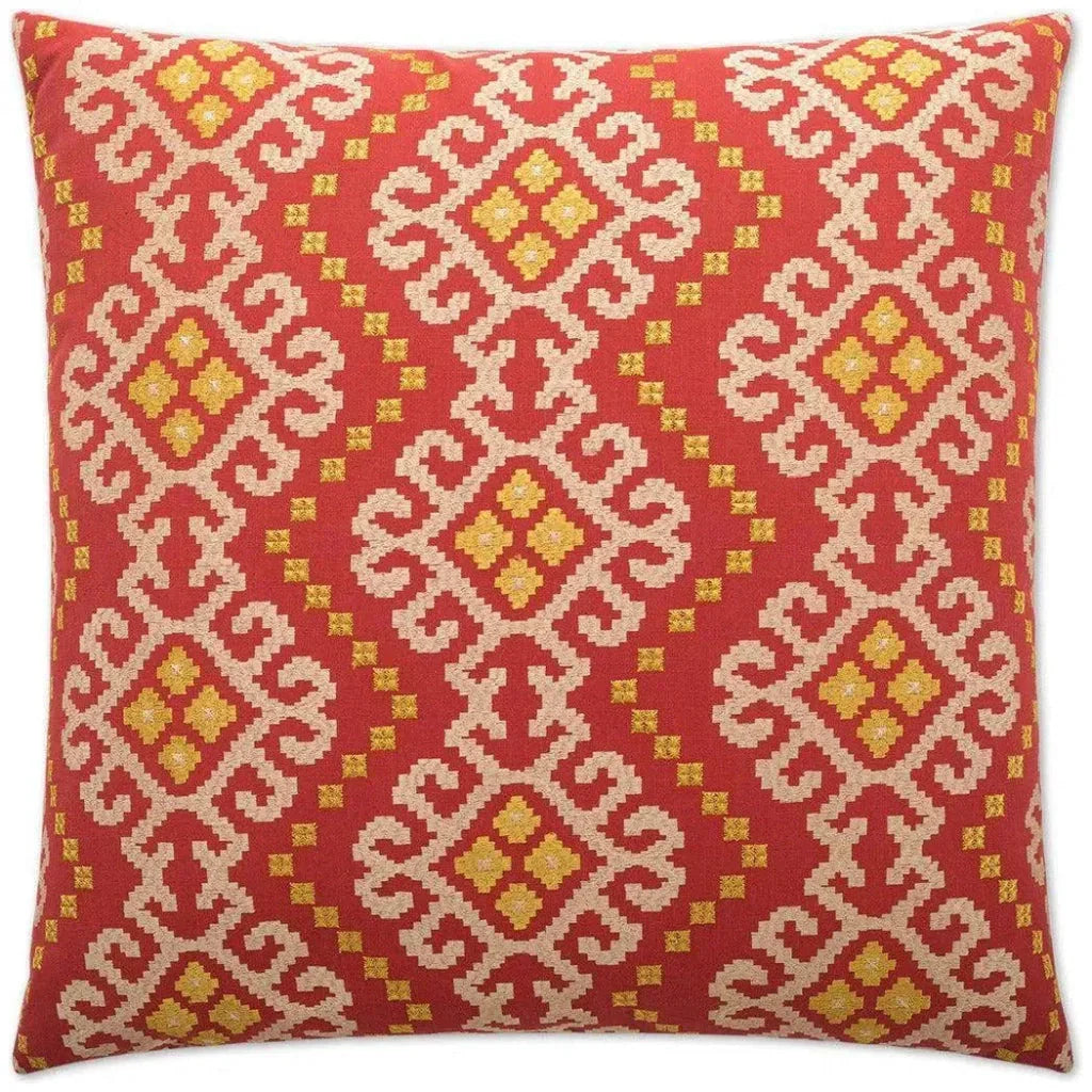 Kurta Red Throw Pillow With Insert
