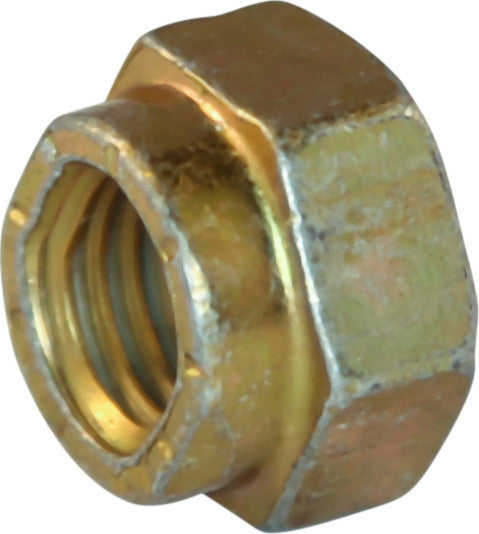 1 1/8-7 L9 Hex Collar Locknuts Cadmium Yellow & Wax Coated Domestic USA (100)