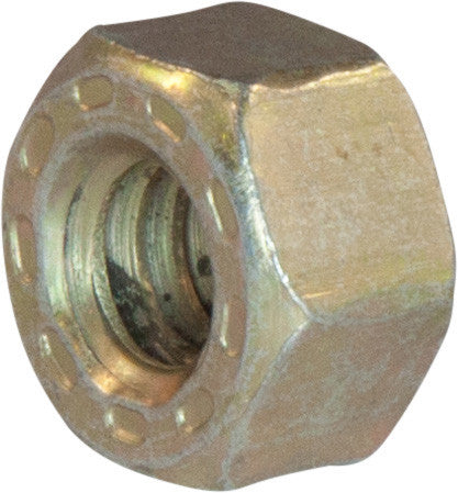 7/16-14 L9 Hex Nut Alloy Cadmium Yellow and Wax Coated Domestic USA (50)