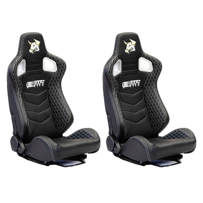 PAIR Leather Reclinable Racing Bucket Seat | 1,000 ENTRIES