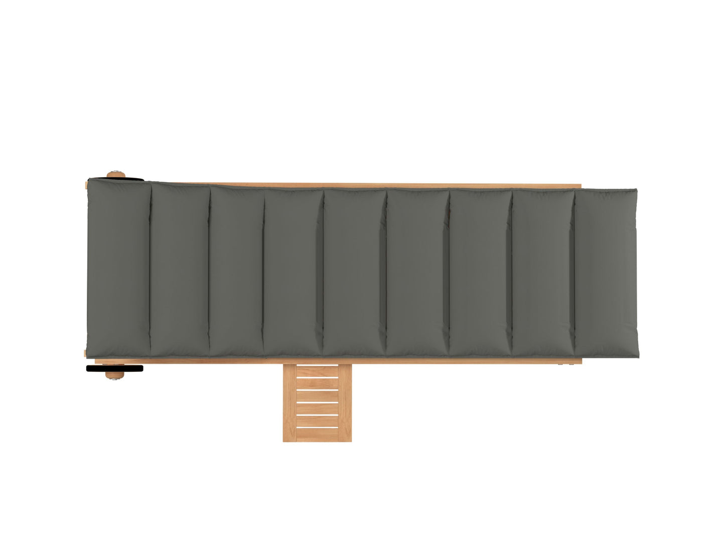 Lance Teak Outdoor Sunlounger with Sunbrella Cushions